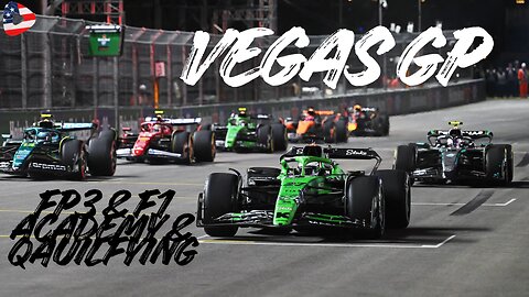 🏎 🌃 VEGAS GP FP3, F1 ACADEMY RACE & QUALI LIVE REACTIONS + F1 25 GAMEPLAY #VEGAS