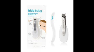 Frida Baby Nail Clippers & Nail File & Buffer for Newborns