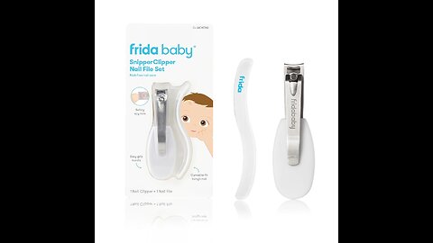 Frida Baby Nail Clippers & Nail File & Buffer for Newborns