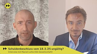 Schuldenbeschluss des abgewählten Bundestages ungültig? Marcel Luthe im Interview