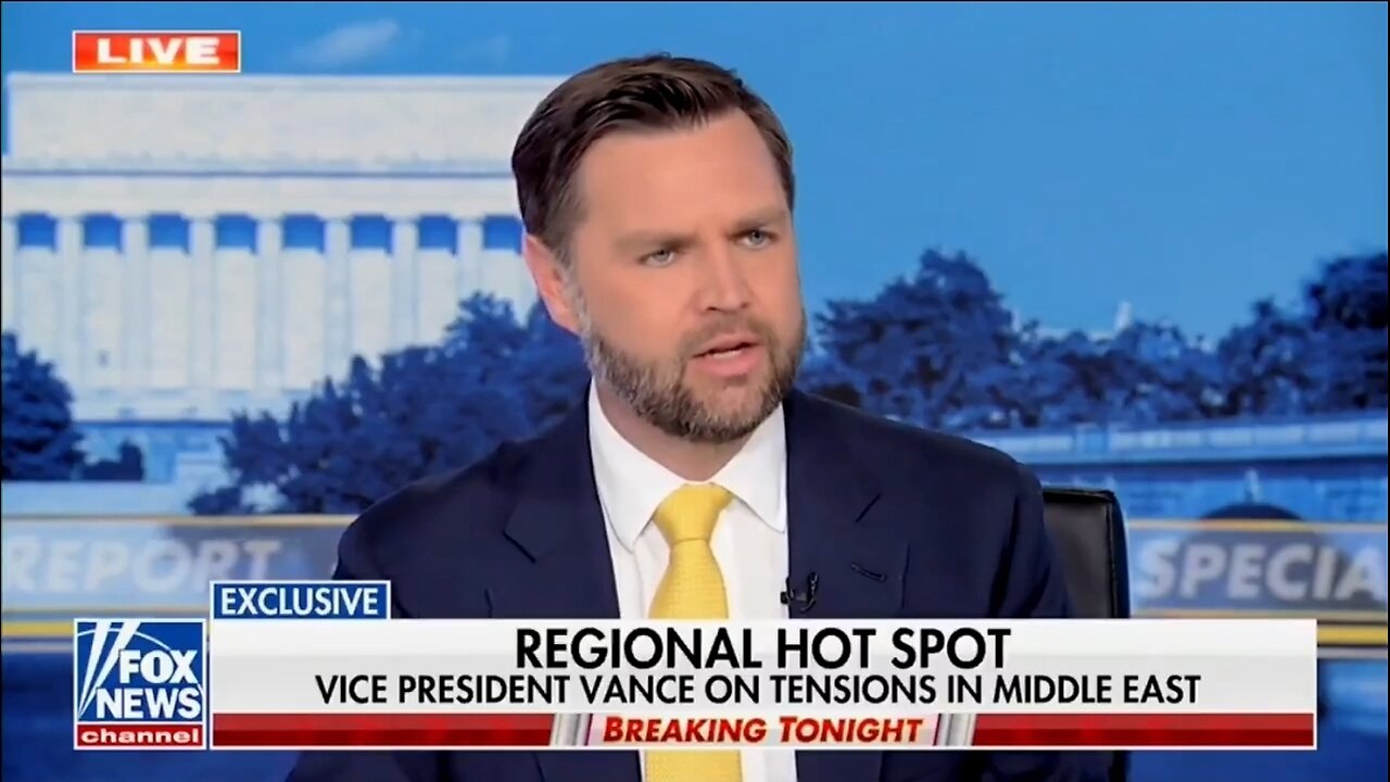 JD Vance On Trump's Ceasefire Announcement