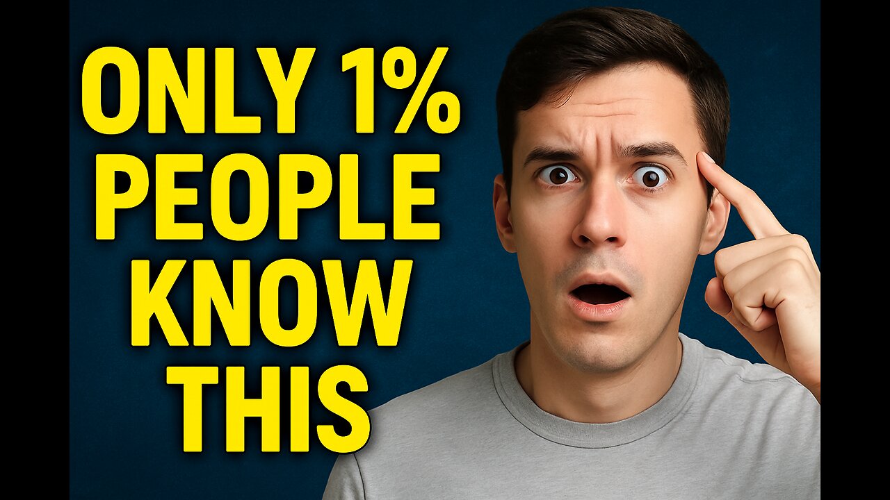 Only 1% Know This