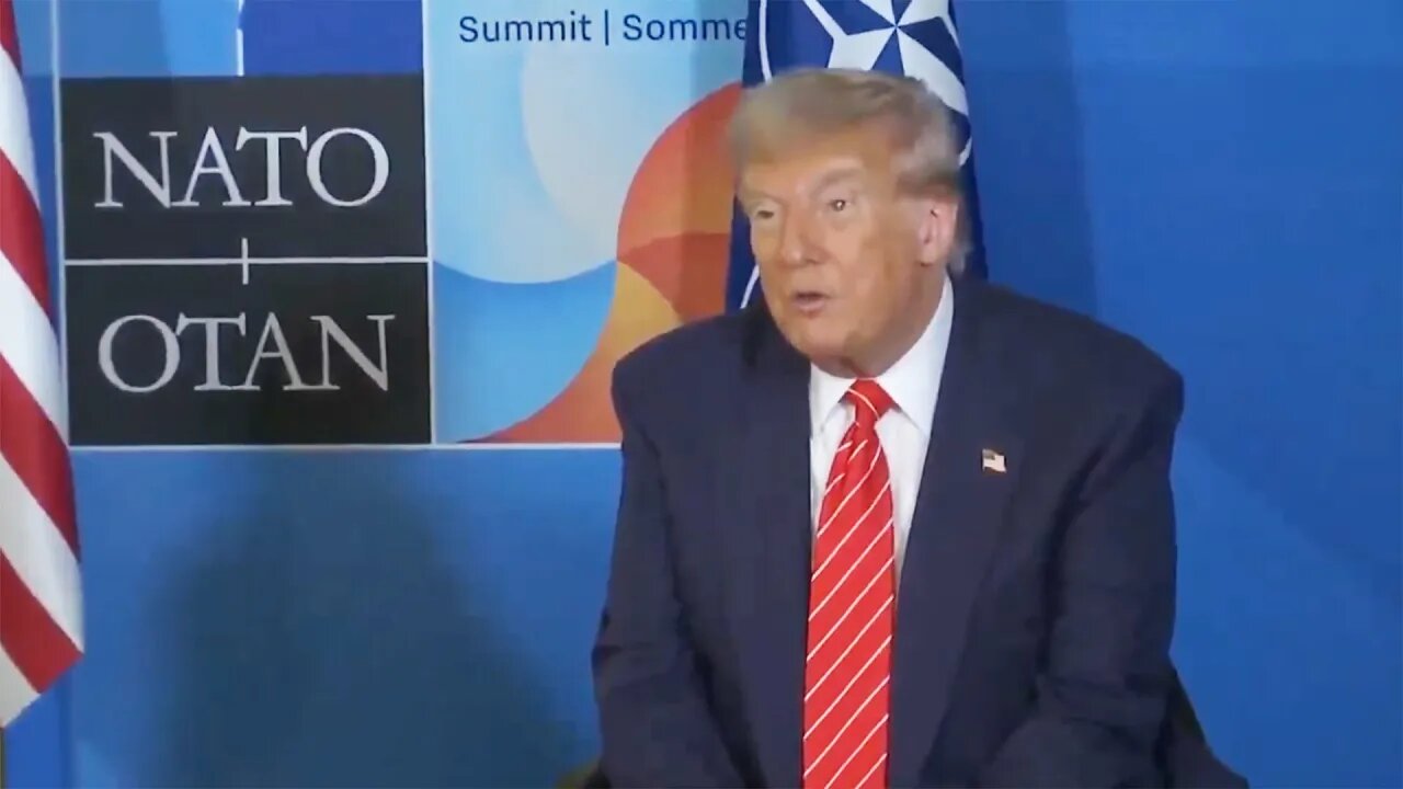 Diminished, depressed Trump struggles to speak at NATO