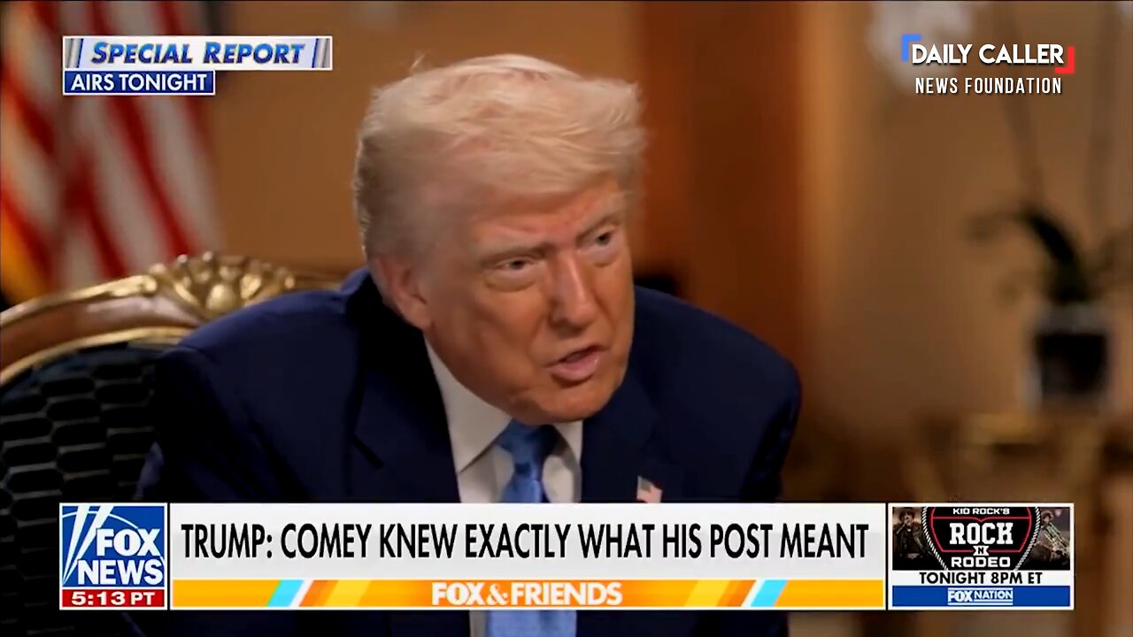 Trump Accuses Comey of Threat With '8647' Tweet: 'He’s Calling for an Assassination'