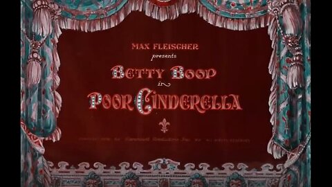 BETTY BOOP---POOR CINDERELLA