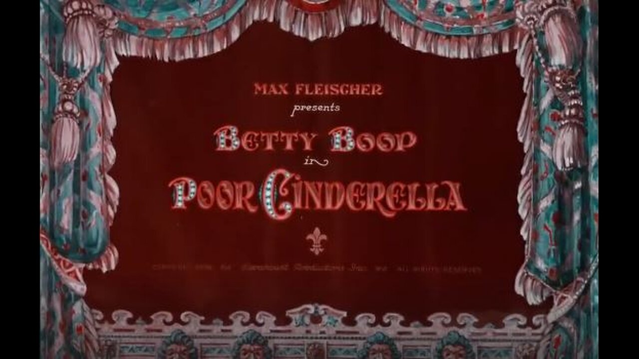 BETTY BOOP---POOR CINDERELLA