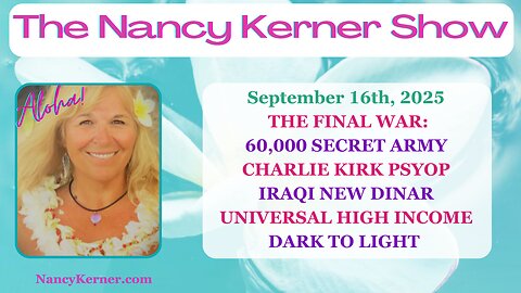 The Final War:60K Secret Army |Charlie Kirk Psyop|New IQDinar|Universal High Income|Dark to Light!