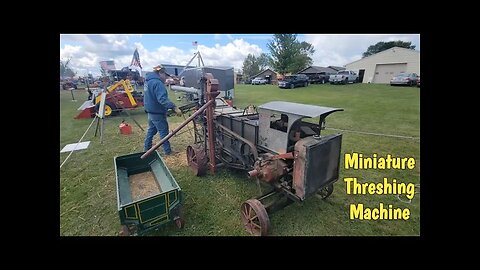 Lake Region Threshing Show Miniature Threshing Machine