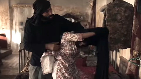 Girl kidnapped - Movie scene