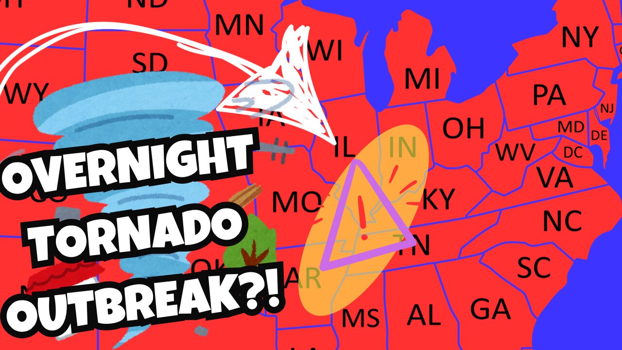 Update On The Potential For A Tornado Outbreak Tonight...