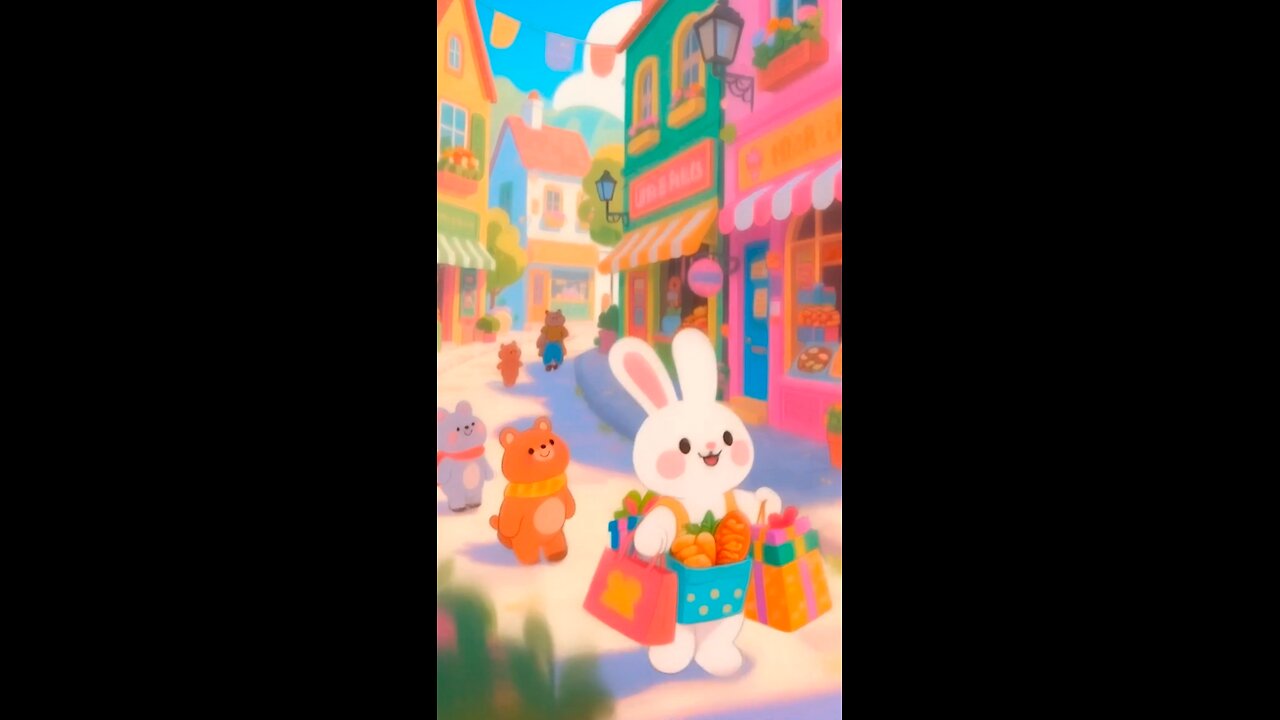 The Clever Rabbit’s Busy Day #shorts #shortvideo #cat