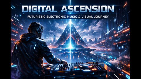 Digital Ascension | Futuristic Electronic Music & Visual Journey