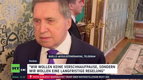 "Wir wollen keine Verschnaufpause" – Gespräche zwischen Russland und den USA geplant