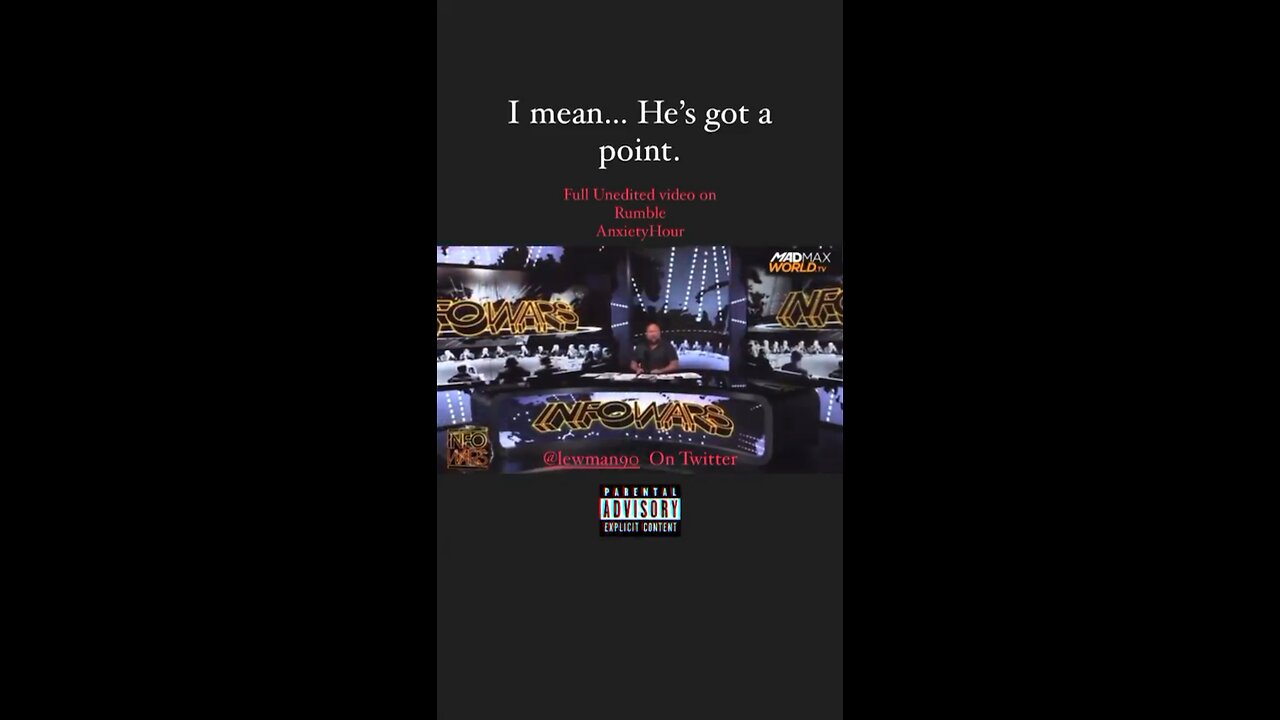 A Great Past Rant From Alex Jones