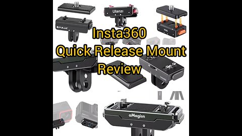 side by side review of insta360 quick release mounts
