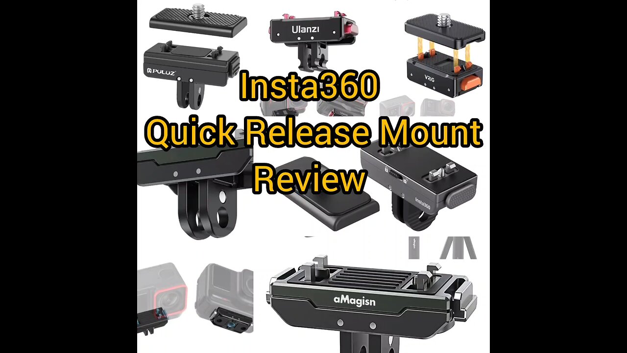 side by side review of insta360 quick release mounts