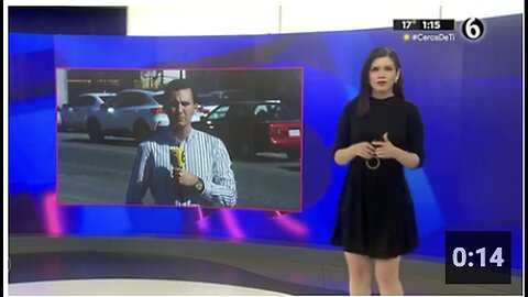 "Mexican Presenter Pamela Villanueva Collapses"
