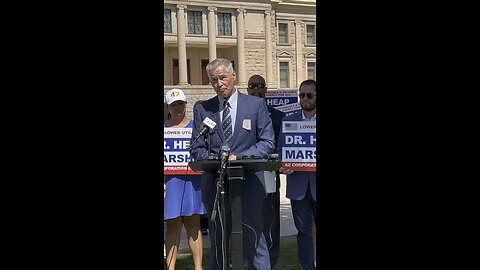 Rep. David Marshall & Dr. Ralph Heap Speaking @ presser.