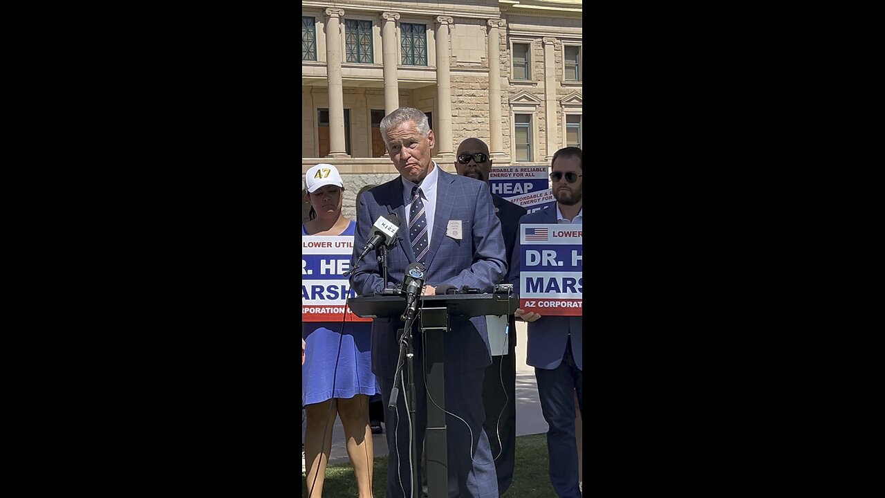 Rep. David Marshall & Dr. Ralph Heap Speaking @ presser.