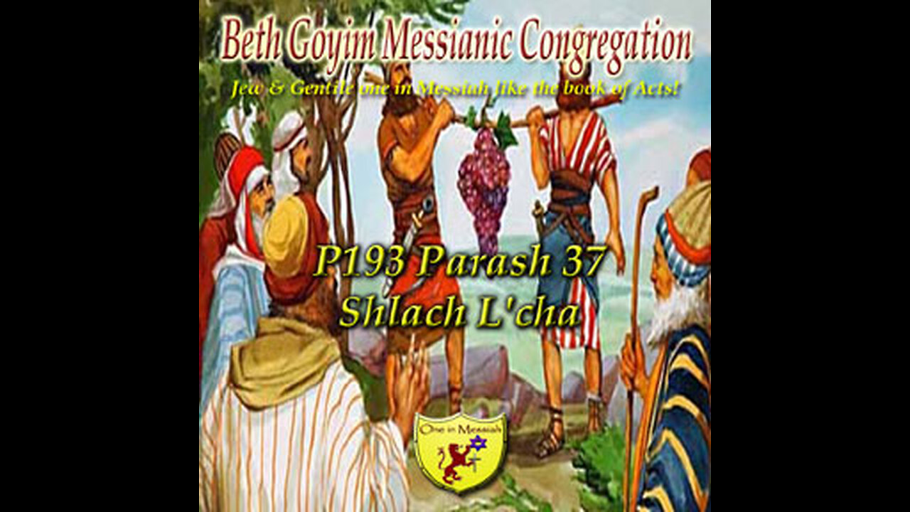 BGMCTV P193 Parash 37 Shlach L'cha B'midbar/ Numbers 13:1-15:41