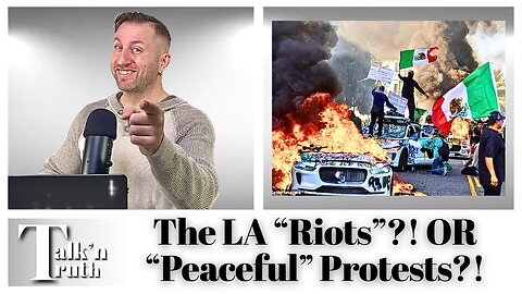 LA Riots - "Peaceful" Protest Car Fires LOL