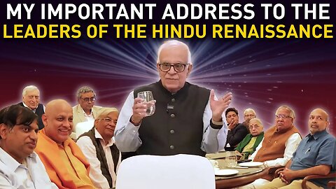 MY IMPORTANT ADDRESS TO THE LEADERS OF THE HINDU RENAISSANCE!