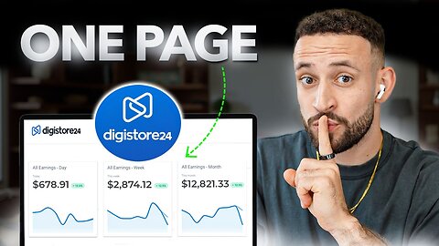 This Simple "1-PAGE" Website Made $12,483 in 30 Days on Digistore24 (Affiliate Marketing 2025).