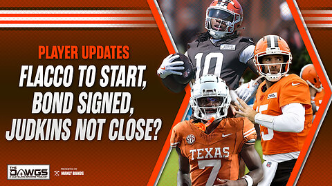 Joe Flacco Named the Starter + Isaiah Bond Signed, Quinshon Judkins Not So Much