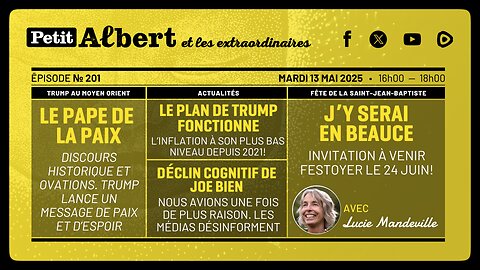 Petit Albert et les extraordinaires Épisode #201 - Avec Lucie Mandeville