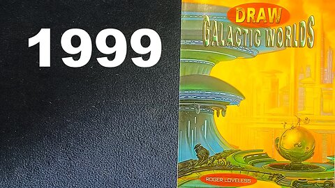 DRAW GALACTIC WORLDS, ROGER LOVELESS, 1999, Tangerine Press (BOOK COVER REVIEW)