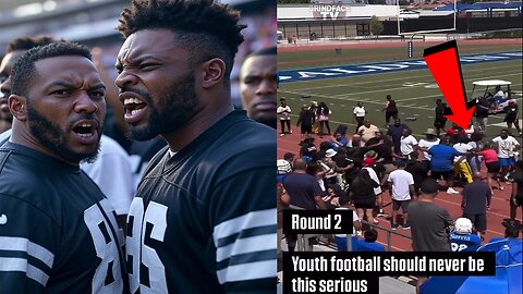 Ghetto Black Parents BRAWL like a PACK OF WILD DOGS at Youth Football Game in CRAZY VIDEO!