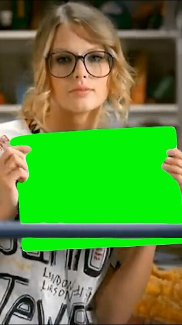 Taylor Swift Holding Sign | Green Screen #taylorswift #swiftie #dating #meme #memes #viral #fyp