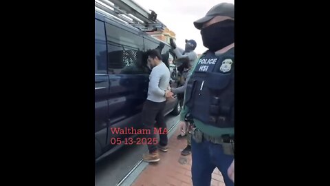 ICE POLICE ARREST ILLEGAL MIGRANT🚔👮‍♂️🚶🏻👮📸IN MASSACHUSETTS🚗👮🏻‍♀️🚓💫