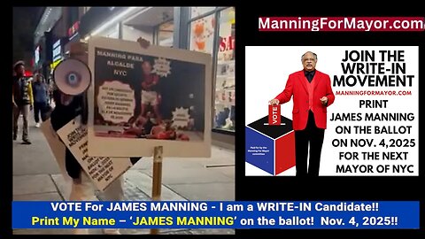 Minister Matos Campaigns For Pastor Manning