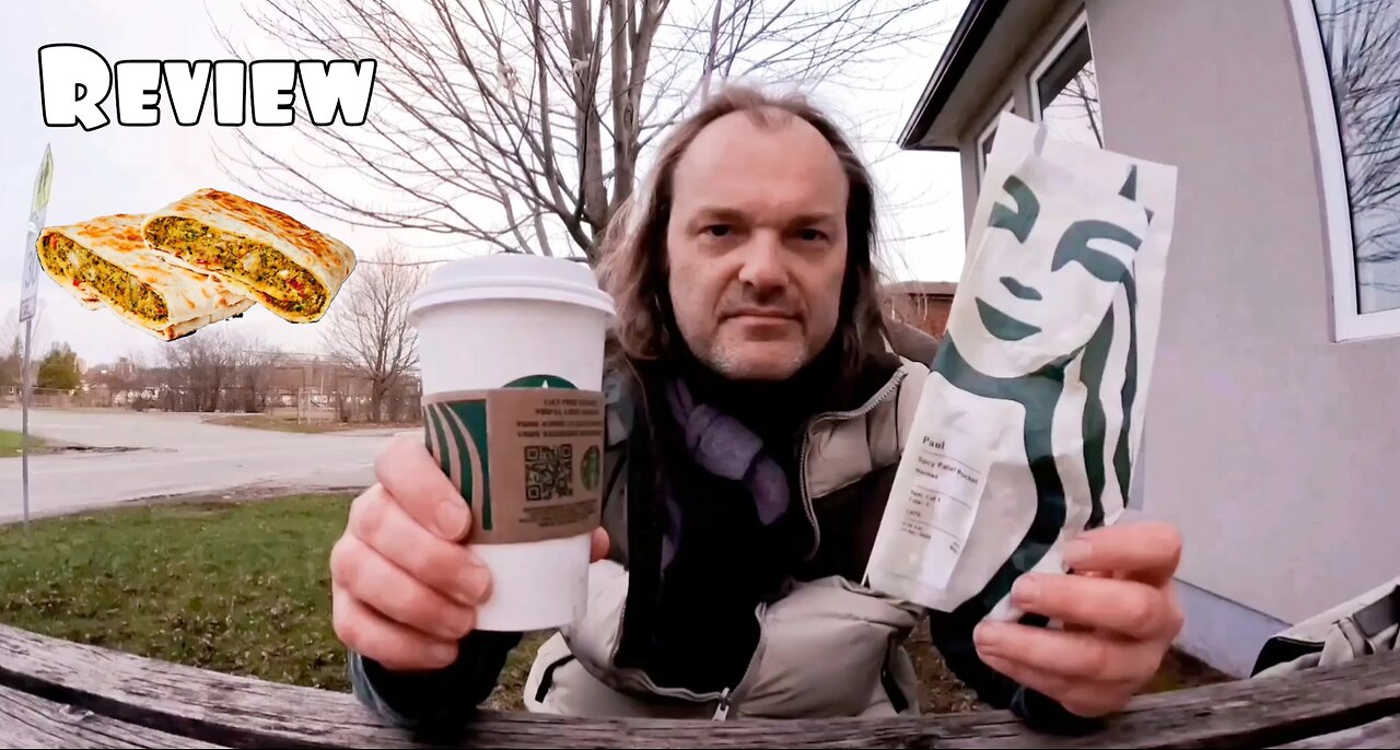 Starbucks New Spicy Falafel Pocket and Blonde Dark Roast Coffee Review