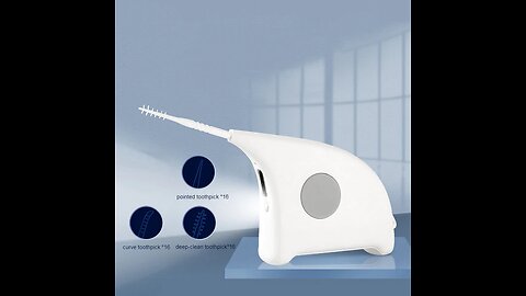 Rechargeable Sonic Toothpick Set, with LED Light, 3 Types of Toothpicks & 3 Modes