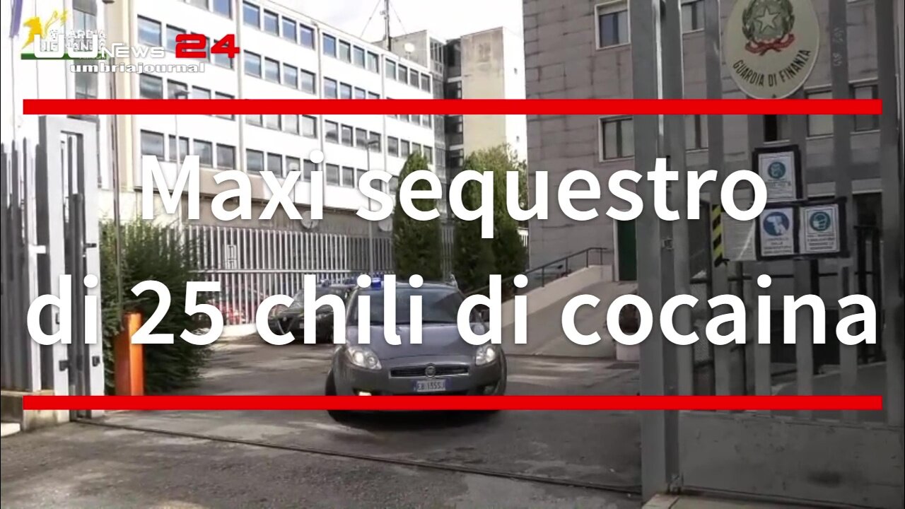 Maxi sequestro di 25 chili di cocaina dal valore di 2 milioni, un arresto