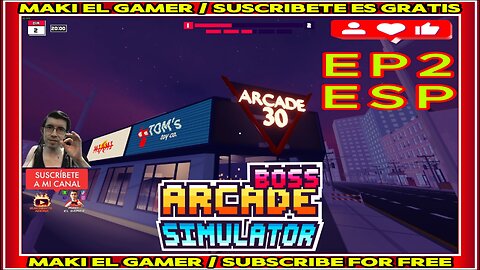 🎮 ARCADE BOSS SIMULATOR (EP2) (ESP) | ¡EXPANDIENDO NUESTRO SALÓN DE ARCADES!