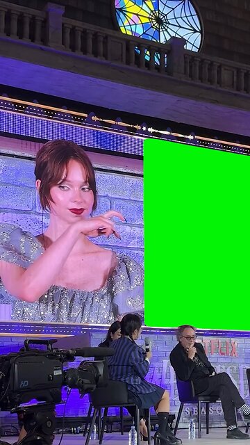 Emma Myers Heart Hand | Green Screen #wednesday #wednesdayaddams #netflix #emmamyers #jennaortega