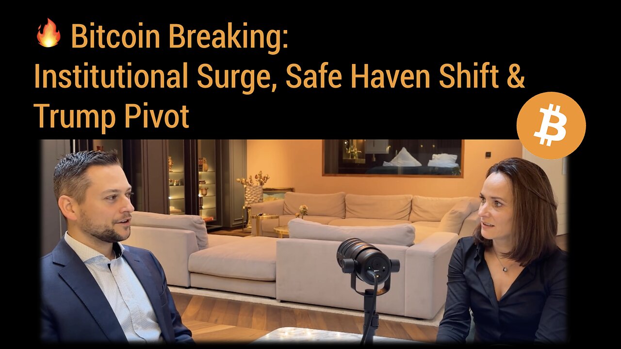 🔥 Bitcoin Breaking: Institutional Surge, Safe Haven Shift & Trump Pivot