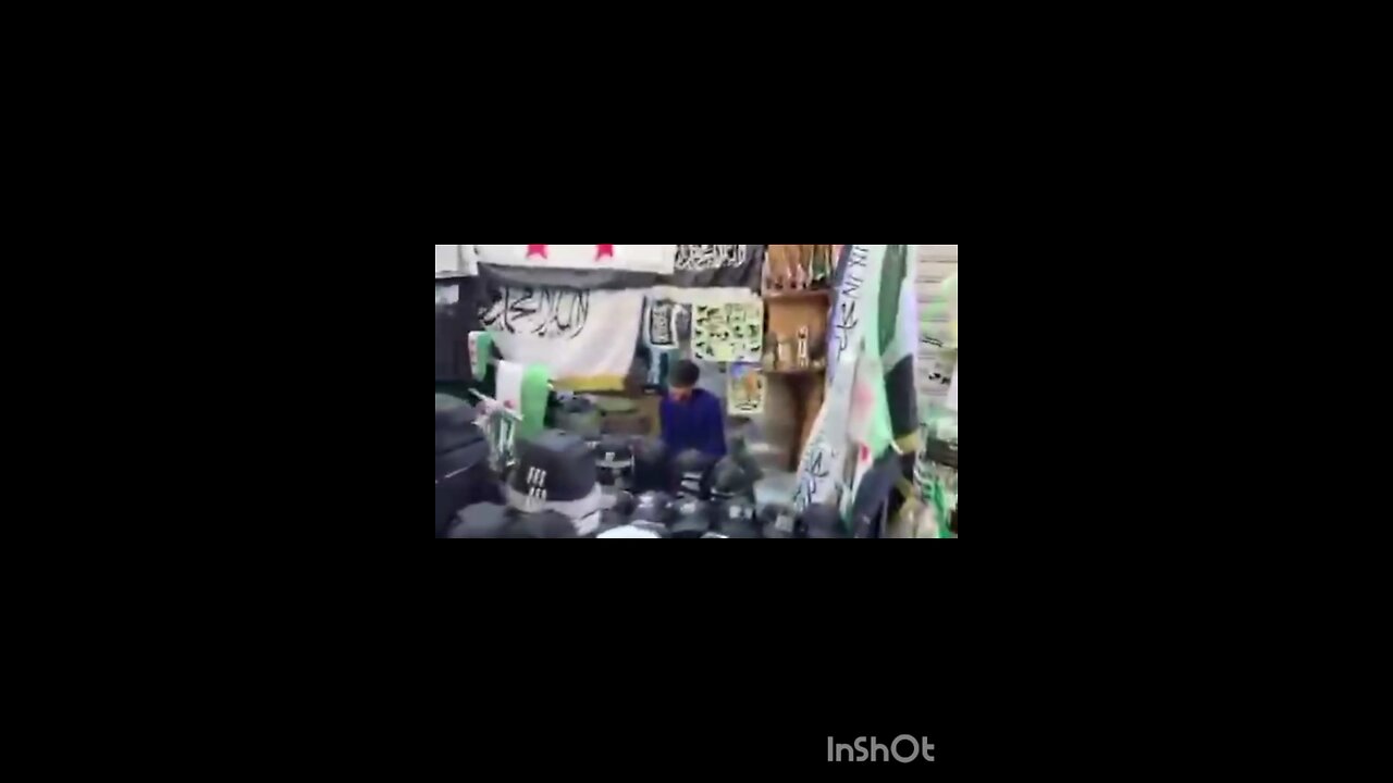 ISIS Flag sold in Syrian Market
