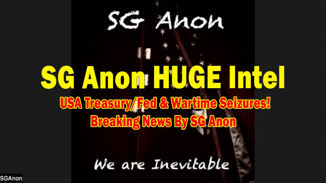 SG Anon HUGE Intel 04.08.25: "Silent World War | USA Treasury/Fed & Wartime Seizures! Breaking News By SG Anon"