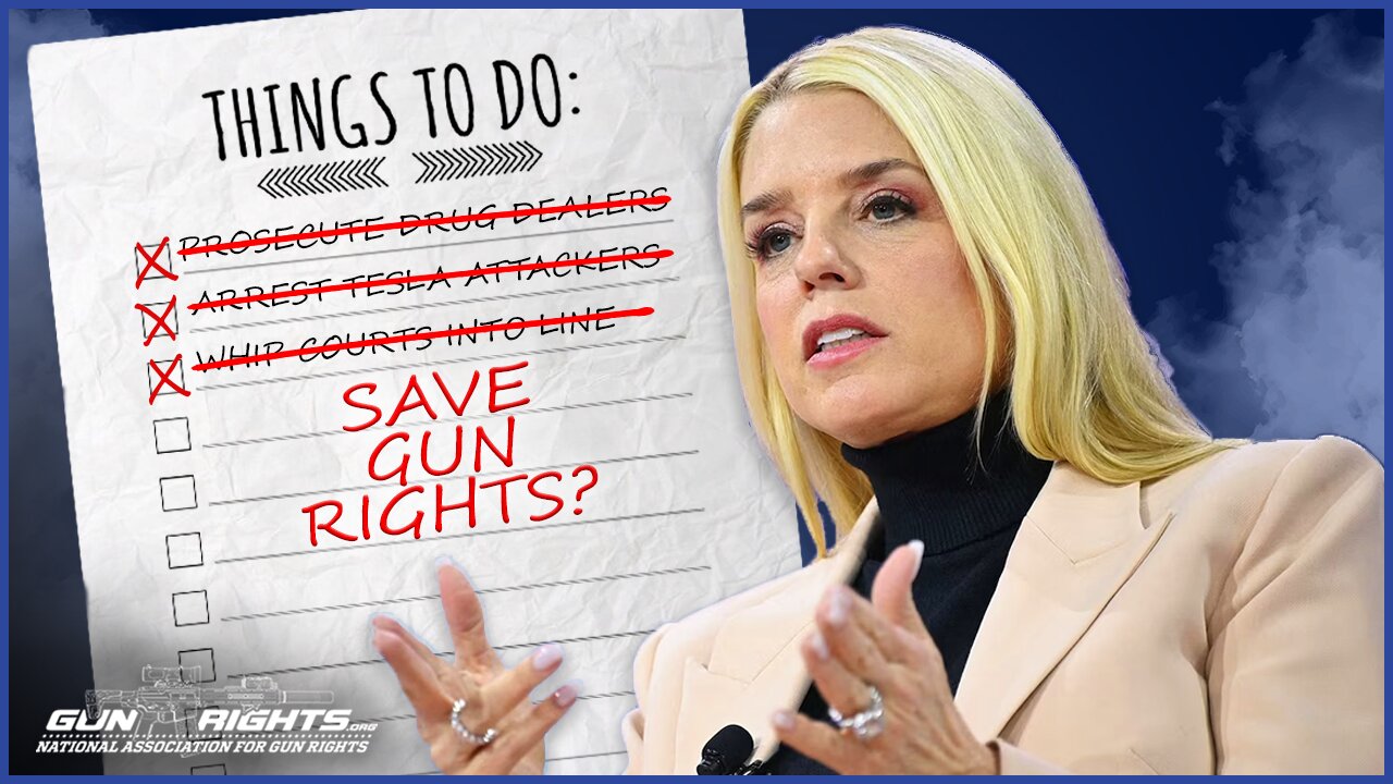 Is Pam Bondi Stalling on the Second Amendment?