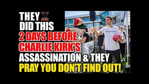 Unbelievable! What Happened Just Days Before Charlie Kirk’s Assassination Will Stun You!