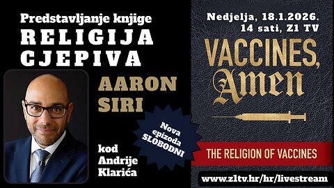 SLOBODNI podcast #136 Aaron Siri- Religija cjepiva