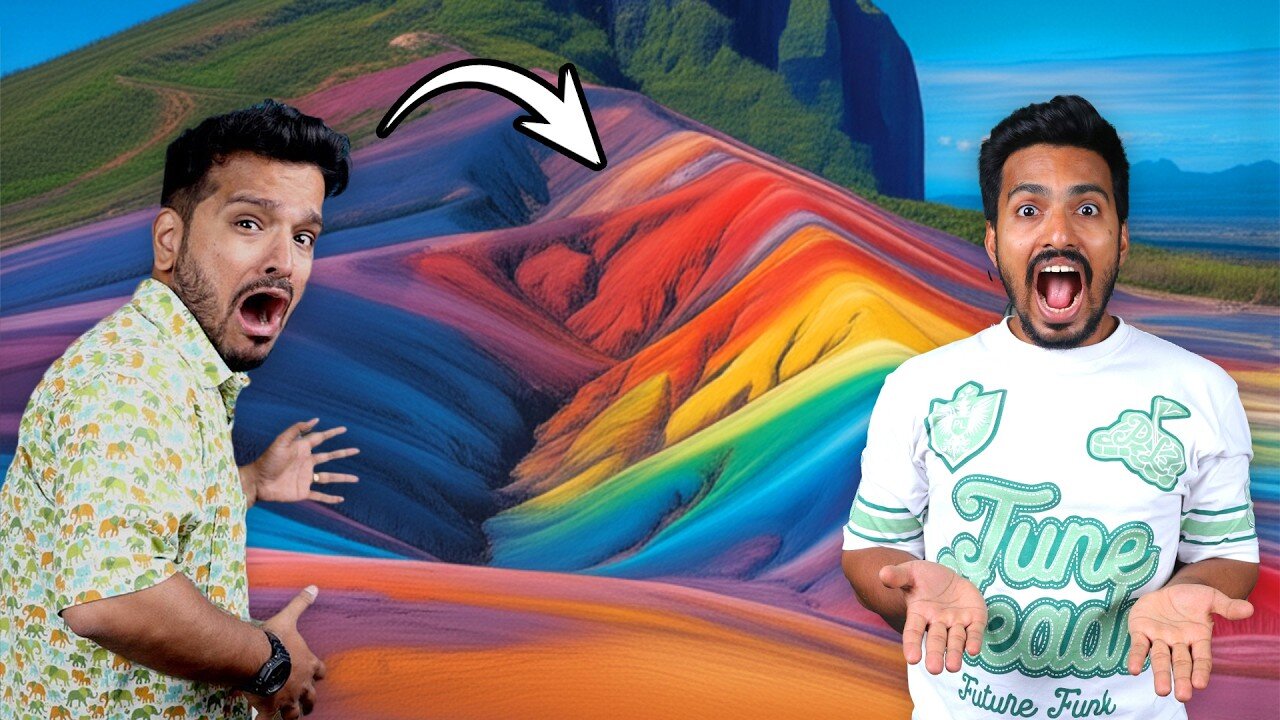 We Found Mysterious Rainbow Mountain In Mauritius | Vlog 2 😱