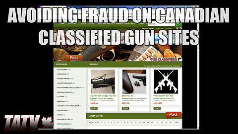 Avoiding Fraud on Canadian Classified Ad Gun Sites