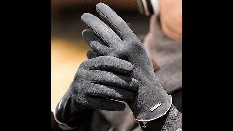 Winter Open-Finger Thickened Velvet Warm Anti-slip Gloves