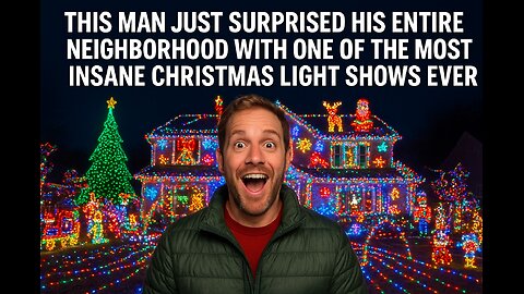 This Man SHOCKED His Entire Neighborhood 😱🎄