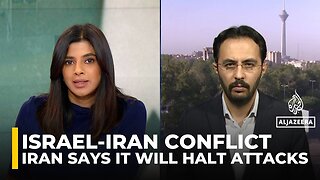 Iran says it will halt attacks of Israel stops its _illegal aggression_